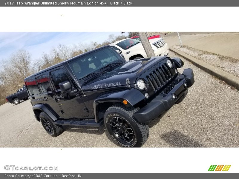 Black / Black 2017 Jeep Wrangler Unlimited Smoky Mountain Edition 4x4