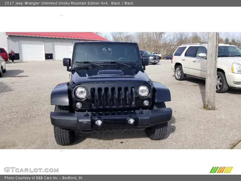 Black / Black 2017 Jeep Wrangler Unlimited Smoky Mountain Edition 4x4