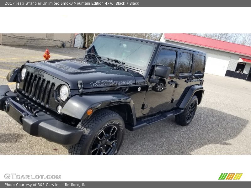 Black / Black 2017 Jeep Wrangler Unlimited Smoky Mountain Edition 4x4