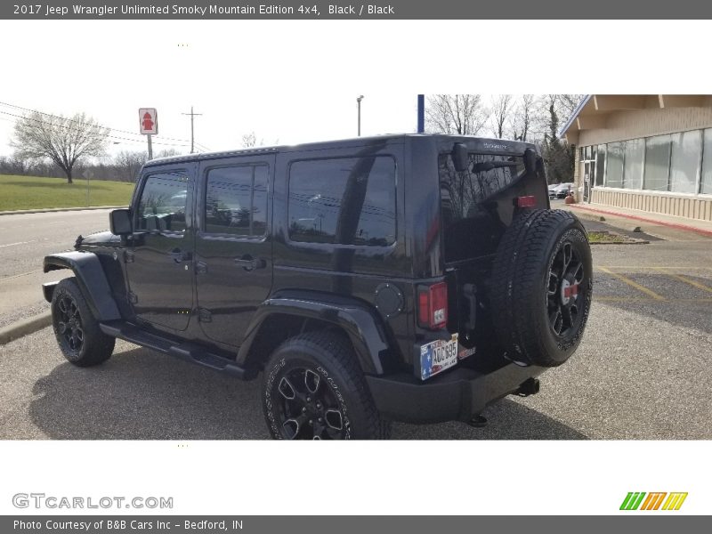 Black / Black 2017 Jeep Wrangler Unlimited Smoky Mountain Edition 4x4