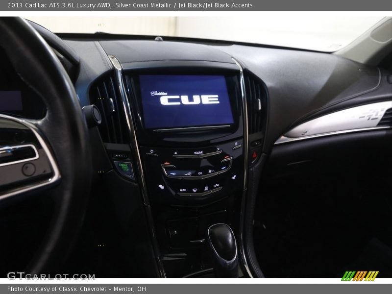 Silver Coast Metallic / Jet Black/Jet Black Accents 2013 Cadillac ATS 3.6L Luxury AWD