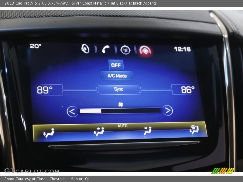 Controls of 2013 ATS 3.6L Luxury AWD