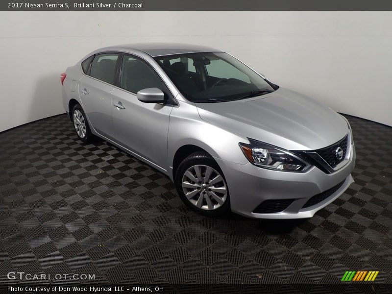 Brilliant Silver / Charcoal 2017 Nissan Sentra S