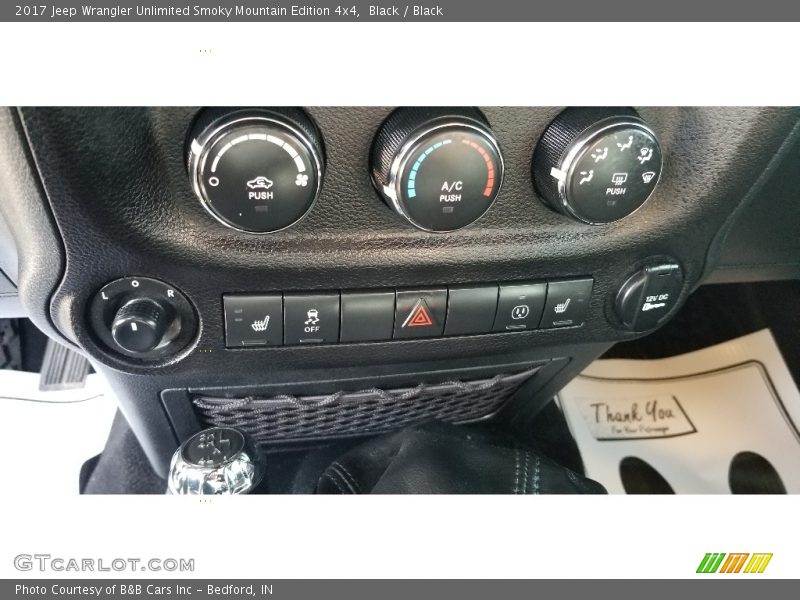 Black / Black 2017 Jeep Wrangler Unlimited Smoky Mountain Edition 4x4