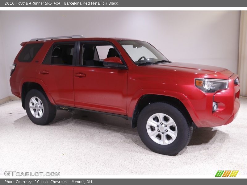 Barcelona Red Metallic / Black 2016 Toyota 4Runner SR5 4x4