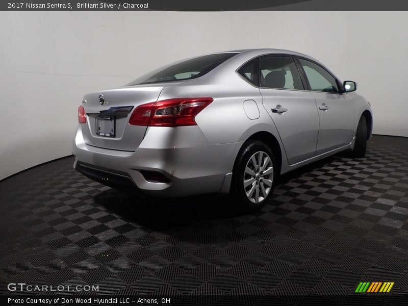 Brilliant Silver / Charcoal 2017 Nissan Sentra S