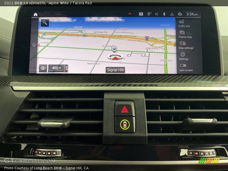Alpine White / Tacora Red 2021 BMW X4 xDrive30i