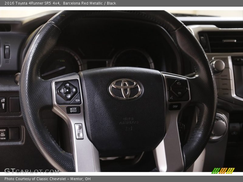Barcelona Red Metallic / Black 2016 Toyota 4Runner SR5 4x4