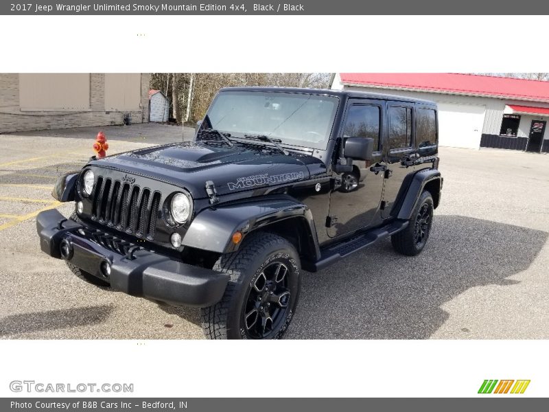 Black / Black 2017 Jeep Wrangler Unlimited Smoky Mountain Edition 4x4