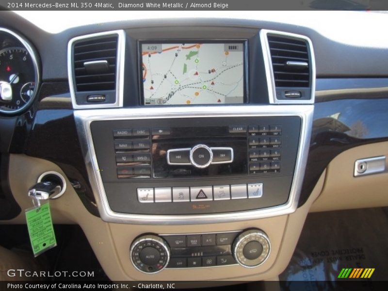 Diamond White Metallic / Almond Beige 2014 Mercedes-Benz ML 350 4Matic