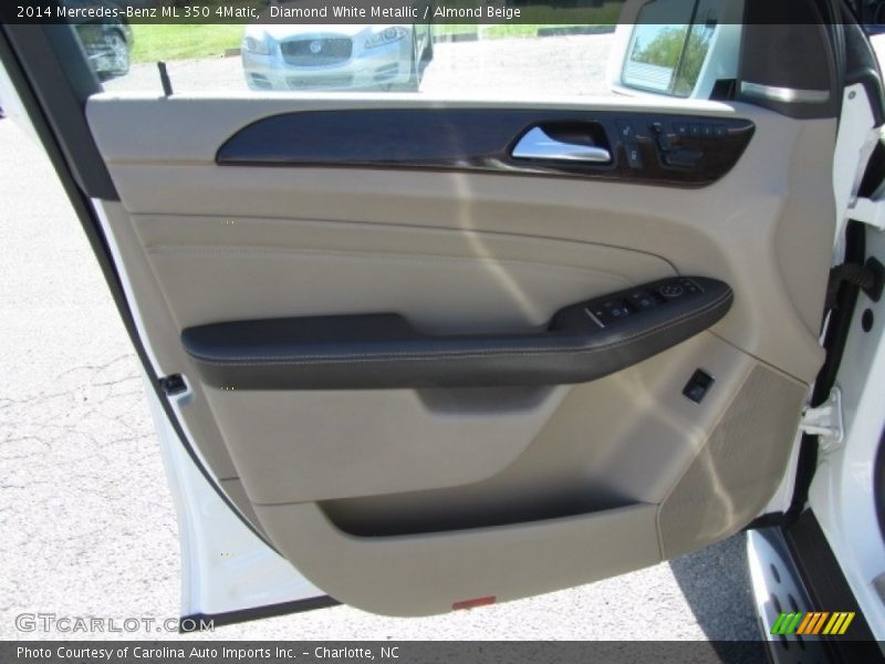 Diamond White Metallic / Almond Beige 2014 Mercedes-Benz ML 350 4Matic
