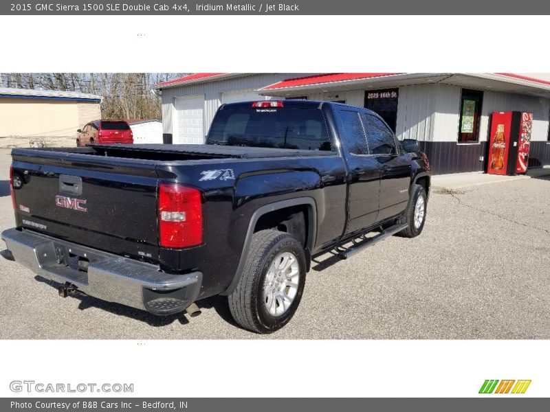 Iridium Metallic / Jet Black 2015 GMC Sierra 1500 SLE Double Cab 4x4