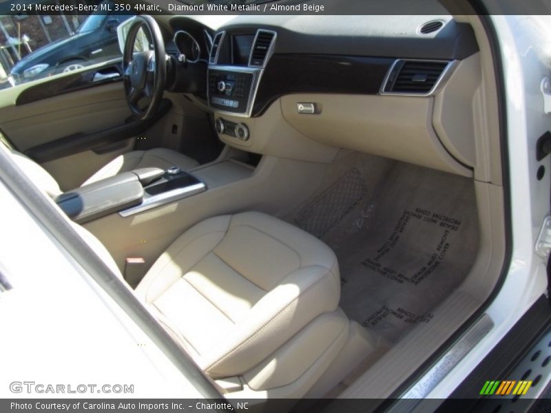 Diamond White Metallic / Almond Beige 2014 Mercedes-Benz ML 350 4Matic
