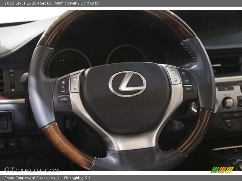 Atomic Silver / Light Gray 2015 Lexus ES 350 Sedan