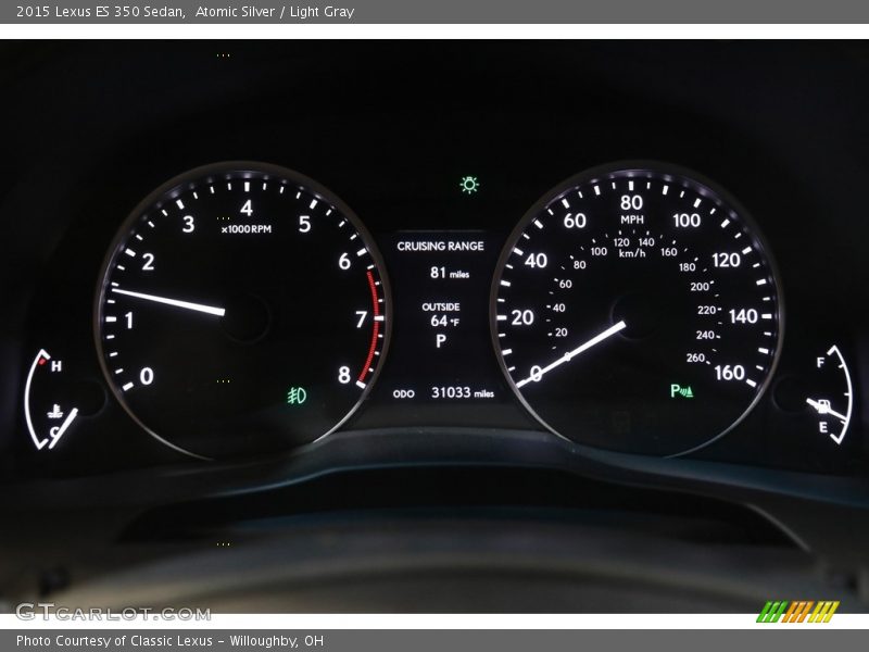 2015 ES 350 Sedan 350 Sedan Gauges