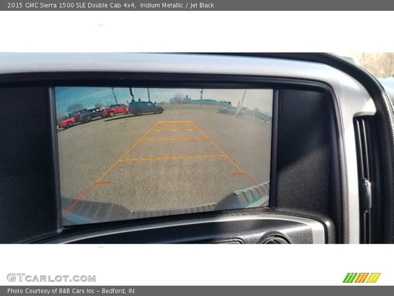 Iridium Metallic / Jet Black 2015 GMC Sierra 1500 SLE Double Cab 4x4