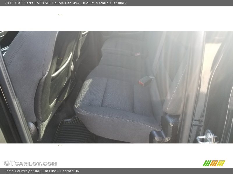 Iridium Metallic / Jet Black 2015 GMC Sierra 1500 SLE Double Cab 4x4