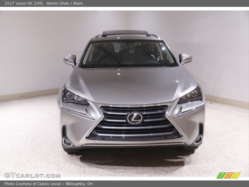 Atomic Silver / Black 2017 Lexus NX 200t