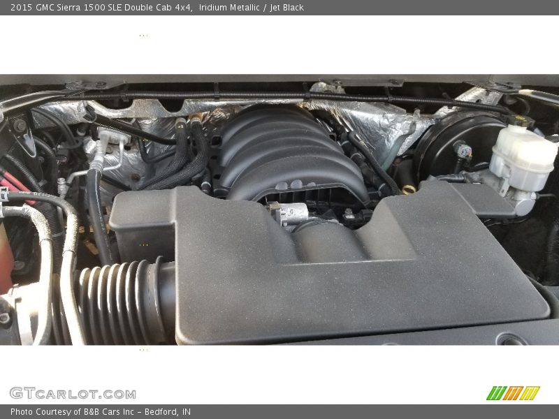 Iridium Metallic / Jet Black 2015 GMC Sierra 1500 SLE Double Cab 4x4