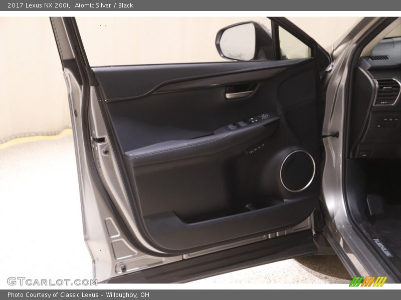 Atomic Silver / Black 2017 Lexus NX 200t