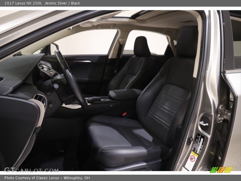 Atomic Silver / Black 2017 Lexus NX 200t