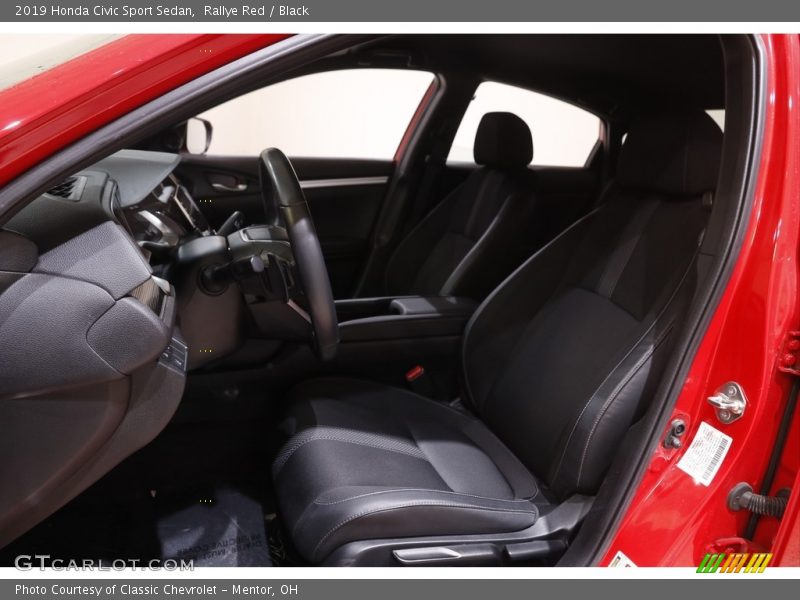 Rallye Red / Black 2019 Honda Civic Sport Sedan