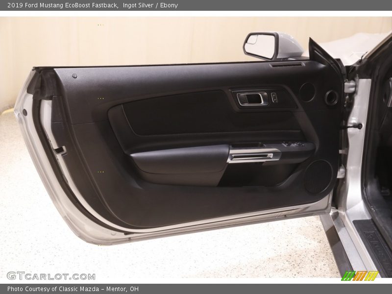 Ingot Silver / Ebony 2019 Ford Mustang EcoBoost Fastback