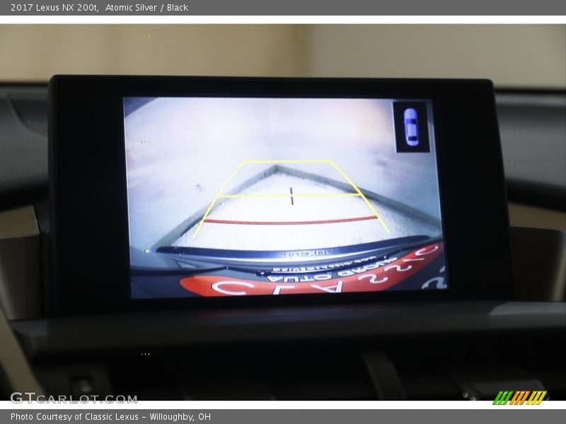 Atomic Silver / Black 2017 Lexus NX 200t