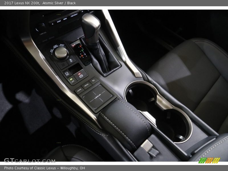 Atomic Silver / Black 2017 Lexus NX 200t