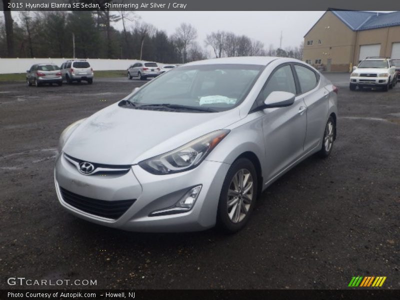 Shimmering Air Silver / Gray 2015 Hyundai Elantra SE Sedan