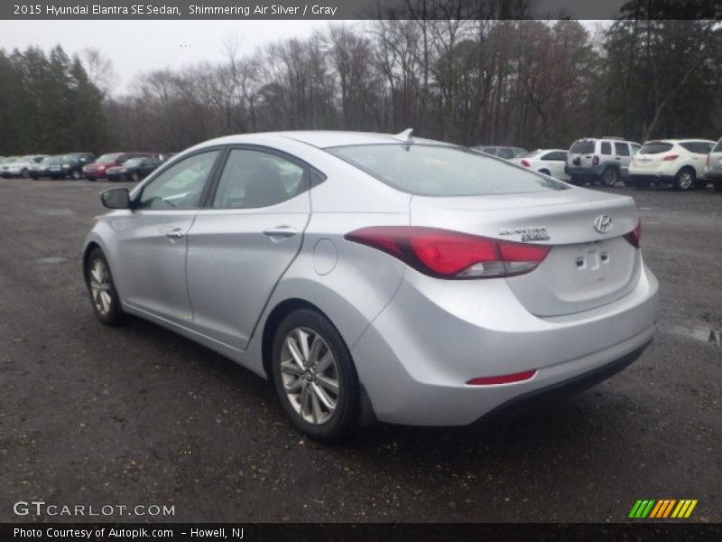 Shimmering Air Silver / Gray 2015 Hyundai Elantra SE Sedan