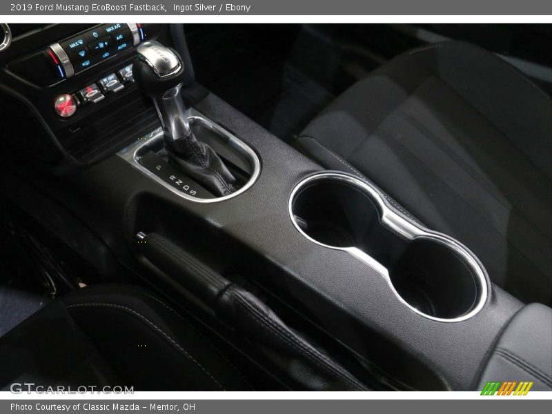 Ingot Silver / Ebony 2019 Ford Mustang EcoBoost Fastback