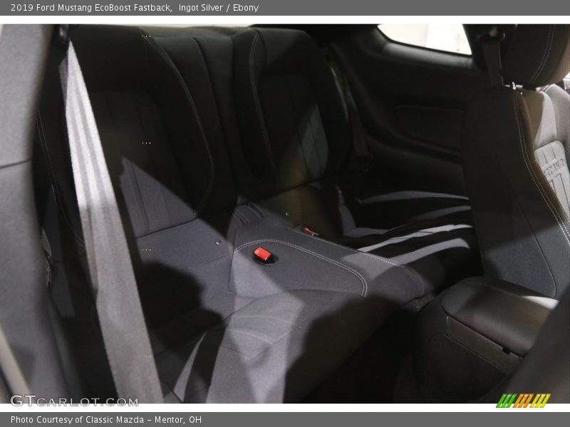 Ingot Silver / Ebony 2019 Ford Mustang EcoBoost Fastback