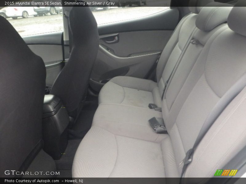 Shimmering Air Silver / Gray 2015 Hyundai Elantra SE Sedan