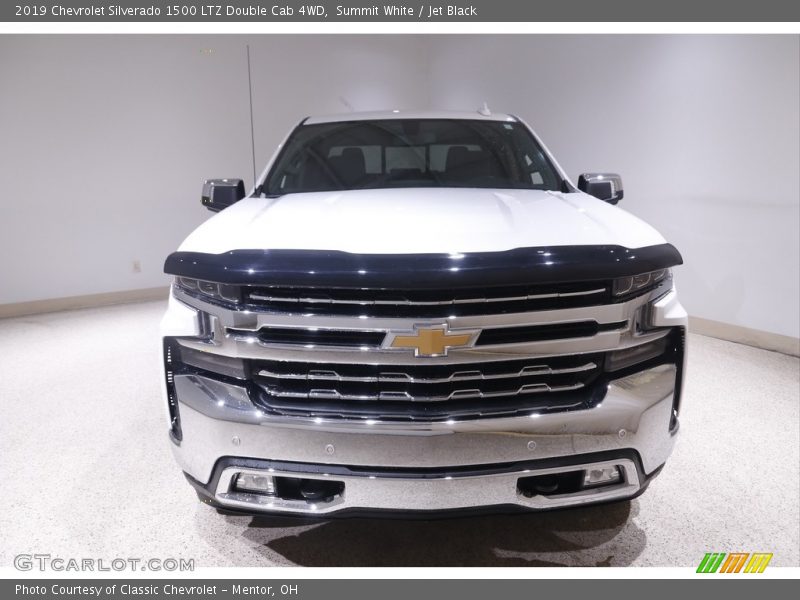 Summit White / Jet Black 2019 Chevrolet Silverado 1500 LTZ Double Cab 4WD