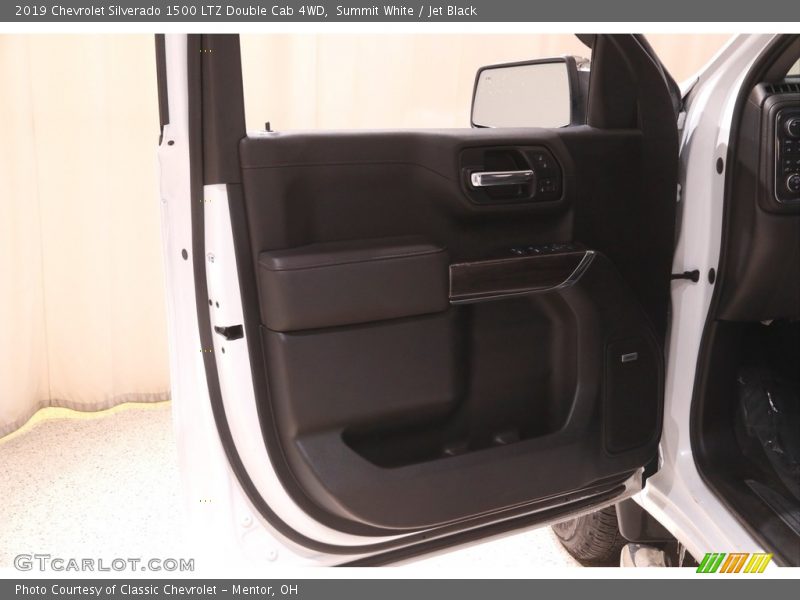 Summit White / Jet Black 2019 Chevrolet Silverado 1500 LTZ Double Cab 4WD