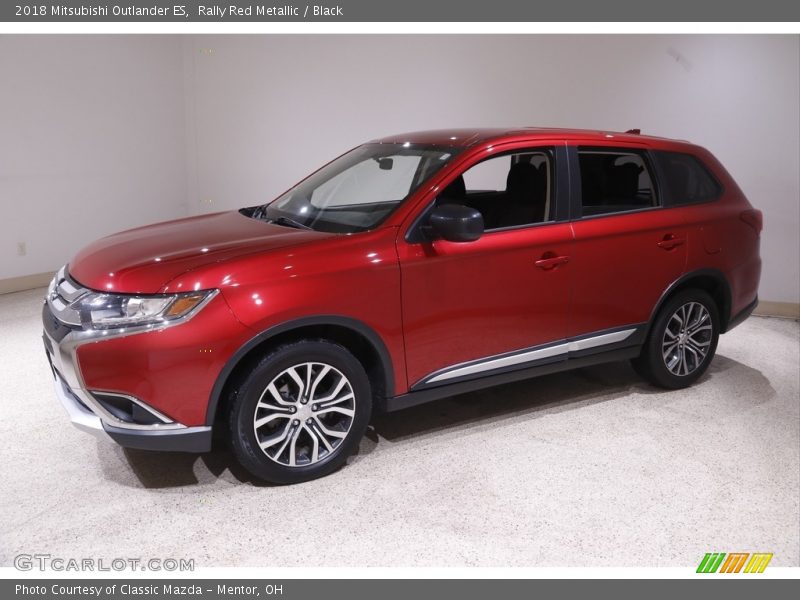 Rally Red Metallic / Black 2018 Mitsubishi Outlander ES