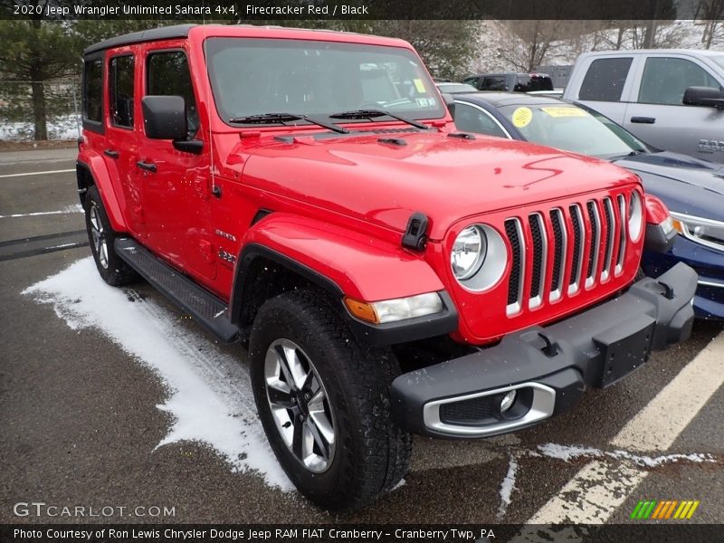 Firecracker Red / Black 2020 Jeep Wrangler Unlimited Sahara 4x4