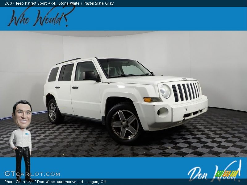 Stone White / Pastel Slate Gray 2007 Jeep Patriot Sport 4x4
