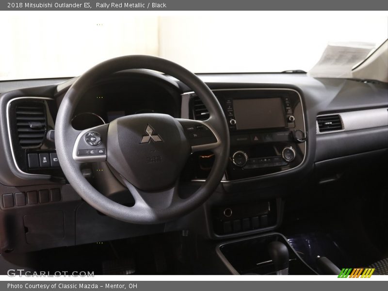Rally Red Metallic / Black 2018 Mitsubishi Outlander ES