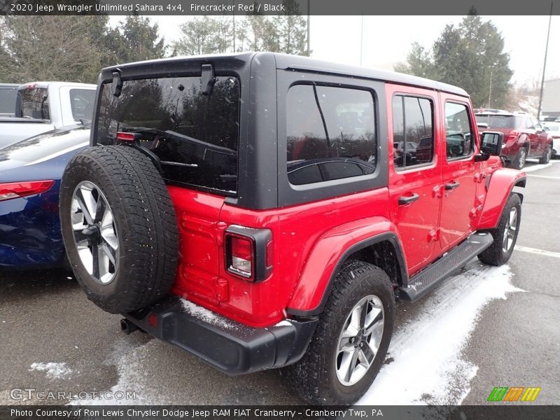 Firecracker Red / Black 2020 Jeep Wrangler Unlimited Sahara 4x4