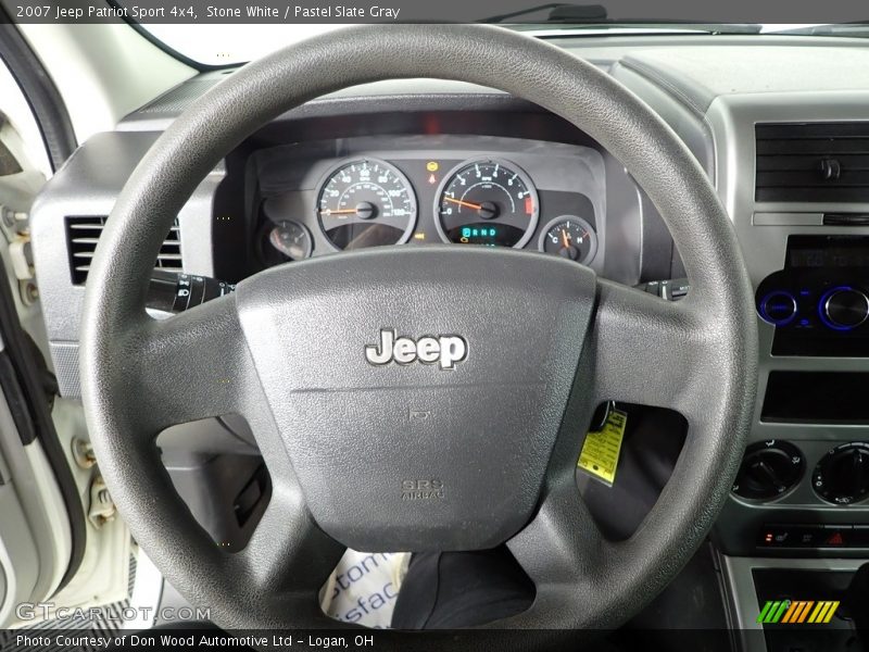 Stone White / Pastel Slate Gray 2007 Jeep Patriot Sport 4x4