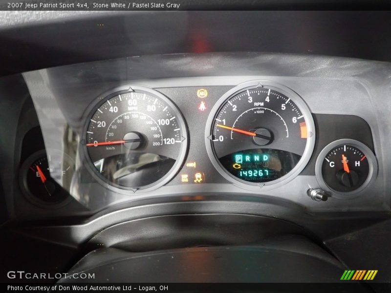 Stone White / Pastel Slate Gray 2007 Jeep Patriot Sport 4x4