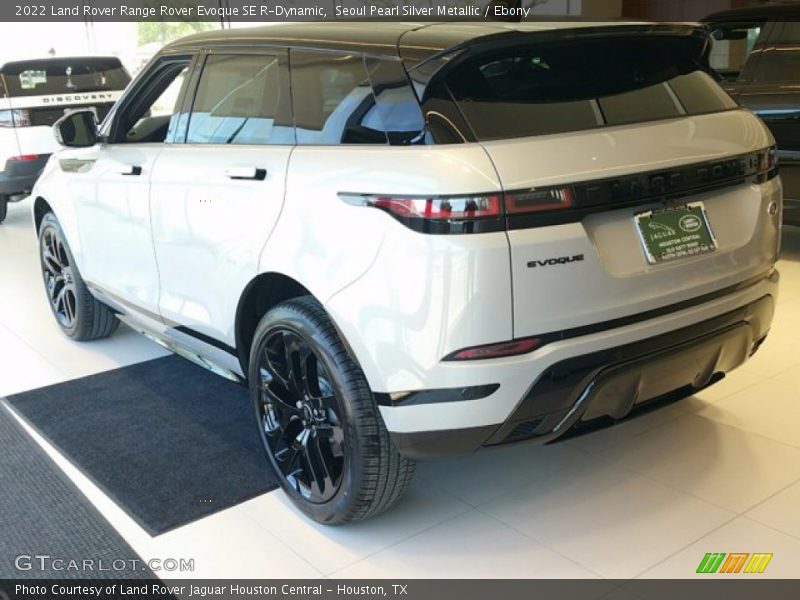 Seoul Pearl Silver Metallic / Ebony 2022 Land Rover Range Rover Evoque SE R-Dynamic