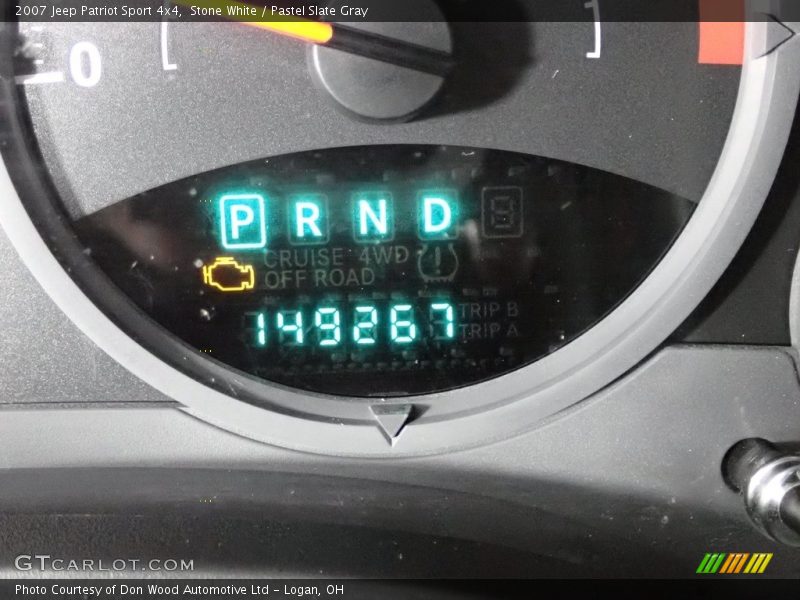 Stone White / Pastel Slate Gray 2007 Jeep Patriot Sport 4x4