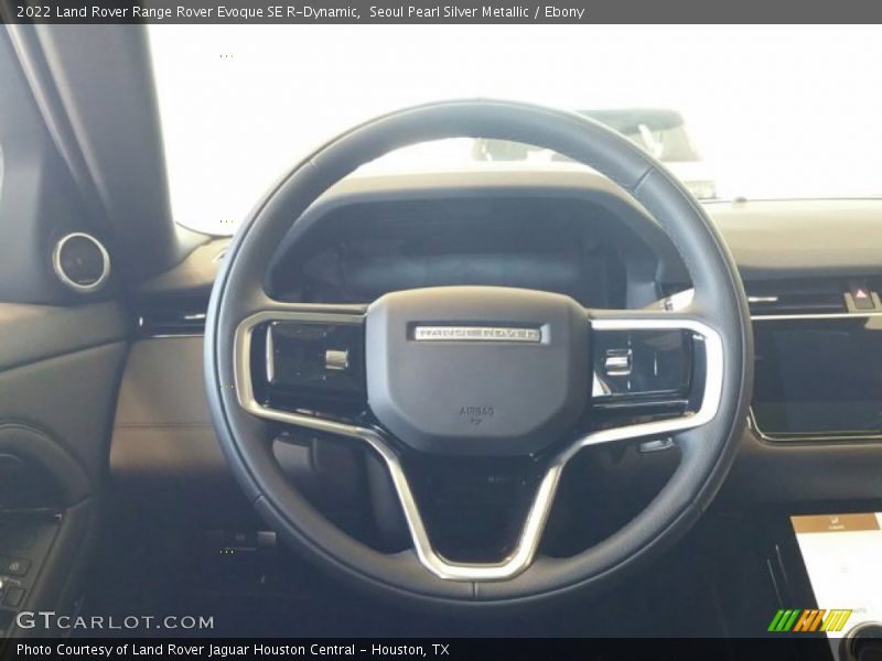 Seoul Pearl Silver Metallic / Ebony 2022 Land Rover Range Rover Evoque SE R-Dynamic