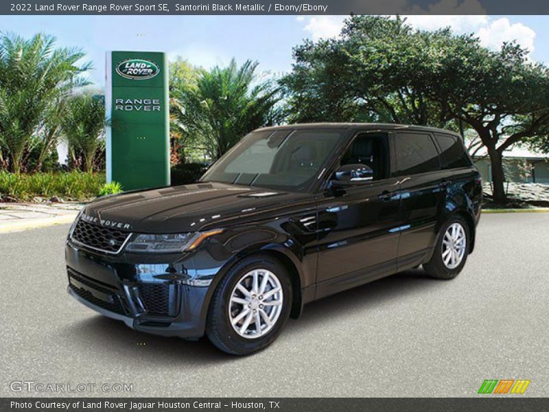 Santorini Black Metallic / Ebony/Ebony 2022 Land Rover Range Rover Sport SE