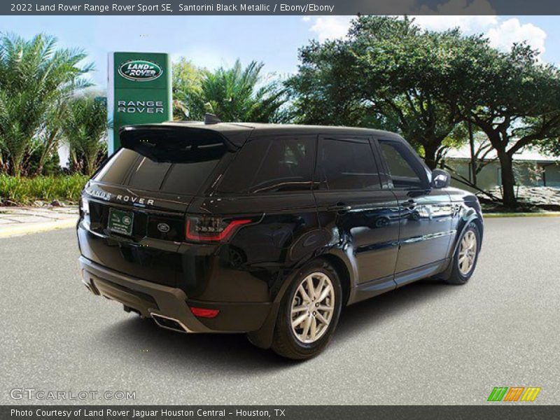 Santorini Black Metallic / Ebony/Ebony 2022 Land Rover Range Rover Sport SE