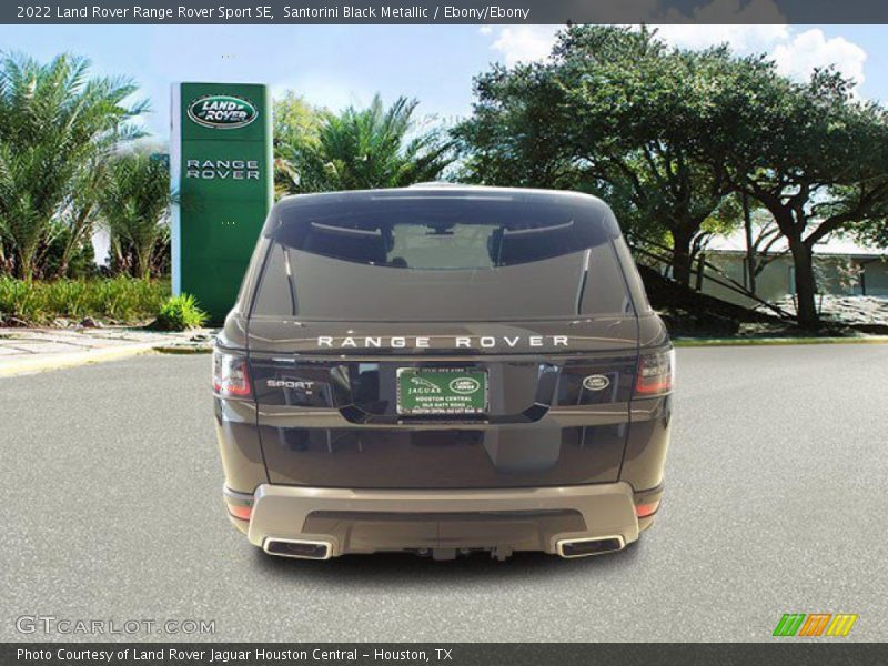 Santorini Black Metallic / Ebony/Ebony 2022 Land Rover Range Rover Sport SE