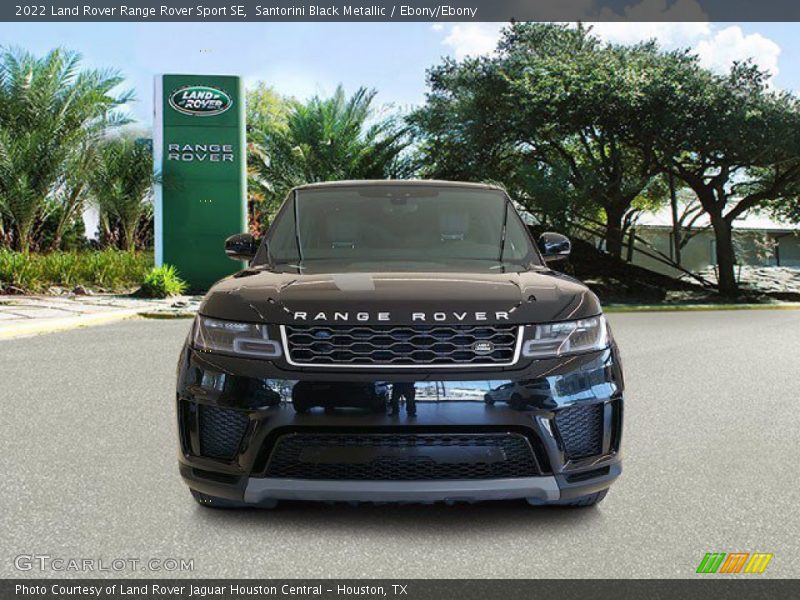Santorini Black Metallic / Ebony/Ebony 2022 Land Rover Range Rover Sport SE